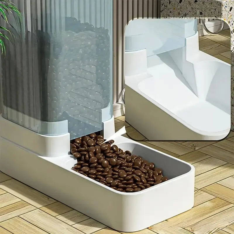 Distributeur Gravité croquettes & eau
